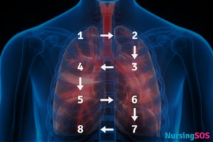 Auscultation Lung Sounds Placement