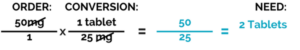 Dimensional Analysis Blog Set Up Step 4
