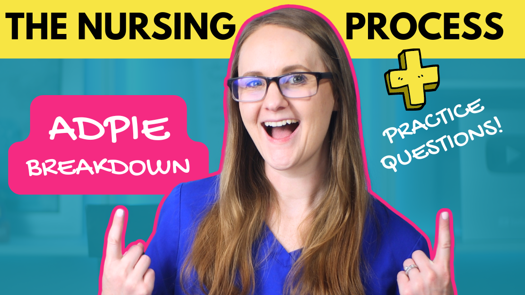 Quick Review of the Nursing Process (& Practice Problems To Help You Prep For Your Exam!)